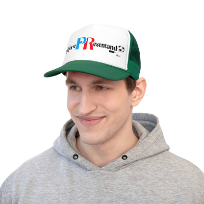 RePResentando Soccer Puerto Rican Pride Trucker Caps FREE SHIPPING